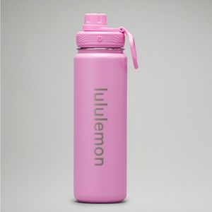 NWT Lululemon 24oz Pink Back to life Sport Bottle